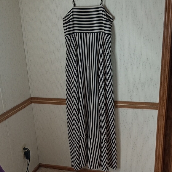 Cupshe Dresses & Skirts - Cupshe Black and White Striped Maxi Dress,Beachy, Vacation, Cruise, Festival